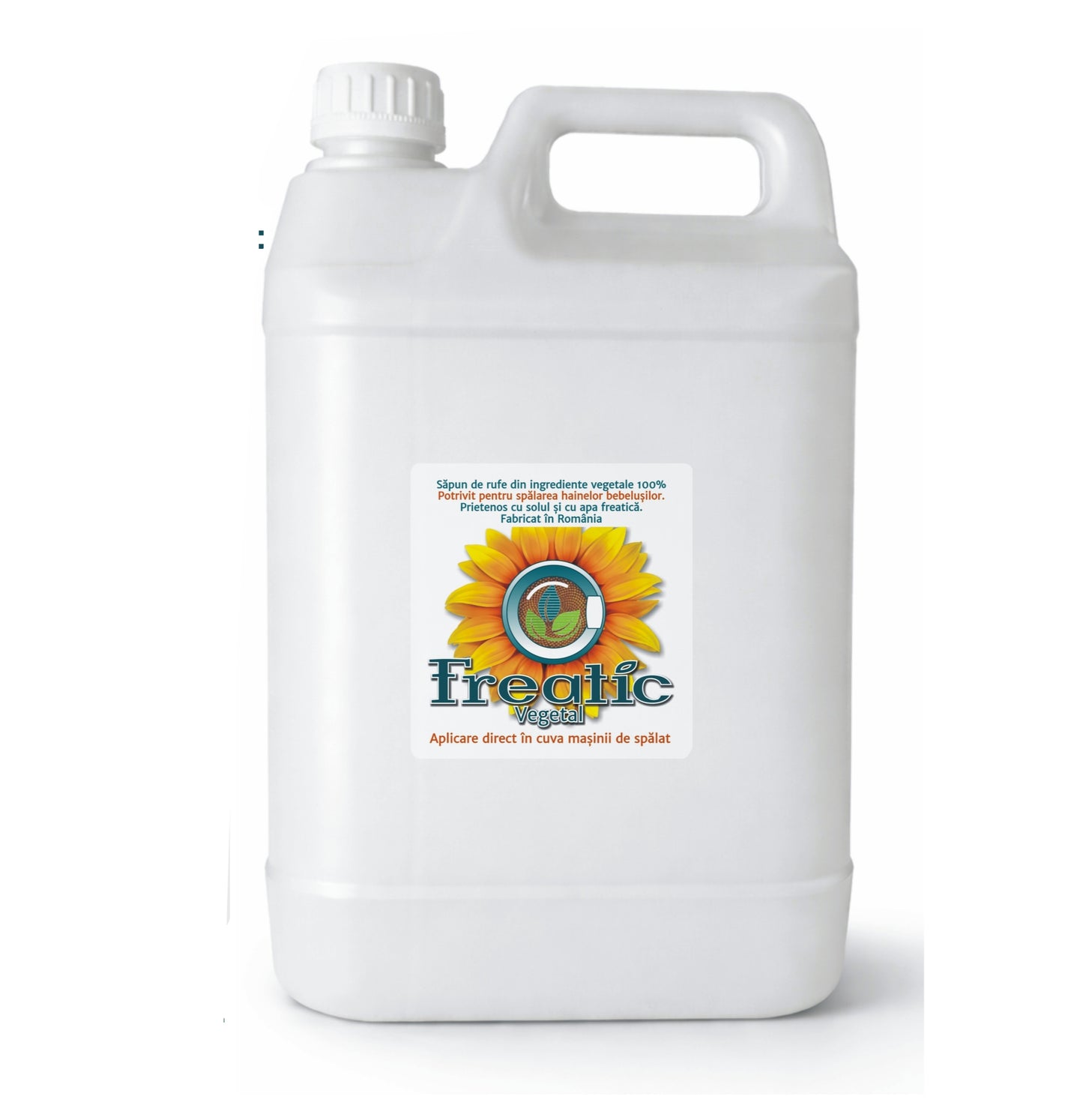 Săpun lichid de rufe care nu lasă reziduuri în haine și este sigur pentru piele sensibilă și fosă