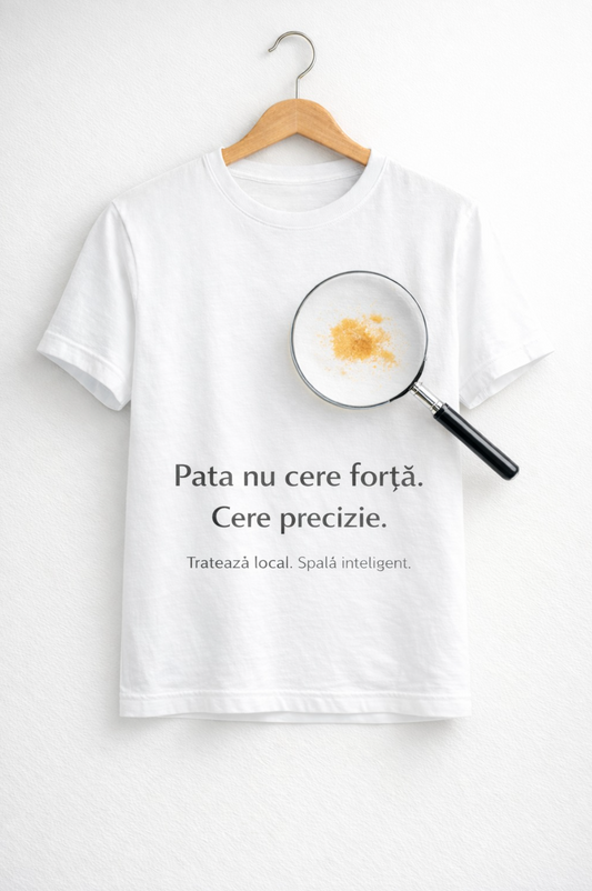 De ce spălarea intensivă nu este soluția pentru o pată mică