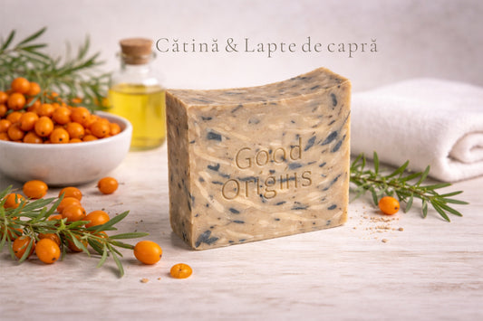 Săpun solid | Cătină și lapte de capră